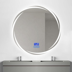 <span class=keywords><strong>Espejo</strong></span> de Pared Iluminado con Diseño de Sol y Flores de BOLEN, <span class=keywords><strong>Espejo</strong></span> Decorativo para Hotel con Luz de Tres Colores, <span class=keywords><strong>Espejo</strong></span> para Baño - Product Image 4