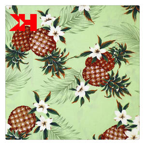 Tela de Popelina de Algodón con Estampado de <span class=keywords><strong>Piña</strong></span> de las Islas Hawaianas, Precio de Competencia por Metro, Venta al por Mayor - Product Image 4