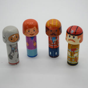 Unfertige Malpuppe zum Selbermachen, Holzpuppen, Holzspielzeug, Kinder-Stiftpuppe - Product Image 3