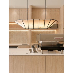 Chinese Style Rectangle Chandelier Gold Six-head E27 Energy-saving <b>Lamp</b> For Living Room <b>Study</b> Dining Room - Product Image 3