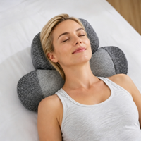 Coussin de massage électrique pour le cou COSMO, très vendu, protection de la colonne vertébrale, compresse chaude, vibration, traction, logo personnalisé, portable