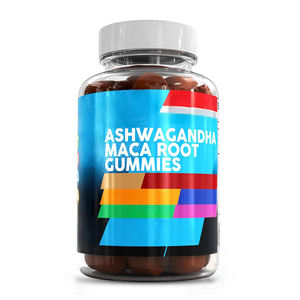 Gommose Multivitaminiche con Ashwagandha KSM 66, Radice di Maca, Fieno Greco, Ibisco, Olmo Rosso e Estratto di Zafferano - Product Image 1