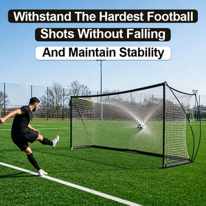 Portería de Fútbol Portátil con Marco de Acero de Alta Calidad, Portería de Fútbol Plegable con Red Resistente para Entrenamiento Profesional de Fútbol - Product Image 4