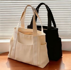 <b>Large</b> Capacity Fashionable <b>Canvas</b> Tote <b>Bags</b> for Work & Commuting Stylish Carrying Shopping <b>Bags</b> - Product Image 1