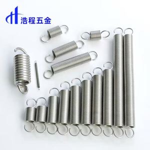 Haocheng <b>Hardware</b> 304 Stainless Steel Tension Springs Long Groove Spring Custom Made For Stretching Applications - Product Image 1