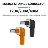 Connecteur de câble de batterie de stockage d'énergie haute tension étanche en nylon IP67 1000V 120A 200A 6mm 8mm 12mm 14mm
