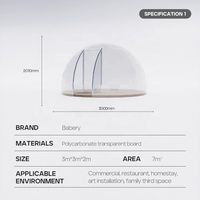 Maison à bulles transparente de luxe dôme extérieur pc tente à bulles transparente de vacances imperméable à l'eau personnalisée