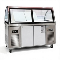 Vitrine chauffante personnalisée pour aliments chauds OEM ODM, vitrine de présentation pour traiteur, équipement de restauration
