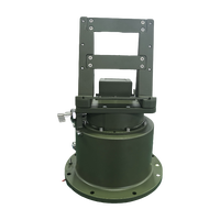 Antena de Radar de 360 Grados Montada en Vehículo, Unidad de Giro e Inclinación PTZ de un Solo Eje, Cabezal Motorizado