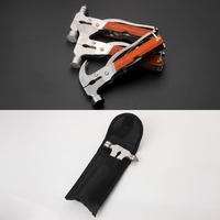 Marteau multifonction pliable 19-en-1 en acier inoxydable 420 avec pince et brise-vitre pour le camping et les urgences automobiles