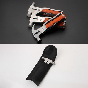 Marteau multifonction pliable 19-en-1 en acier inoxydable 420 avec pince et brise-vitre pour le camping et les urgences automobiles - Product Image 3