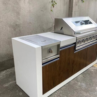 Barbecue Grill Big Meat Roaster Poêle Grill Machine BBQ Grill Viande Kebab Roaster Fours de luxe et armoires combinées Barbecue