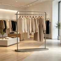 Portant à vêtements sur pied, présentoir de vêtements sur pied, présentoir de vêtements pour toute la boutique, présentoir de vêtements sur mesure