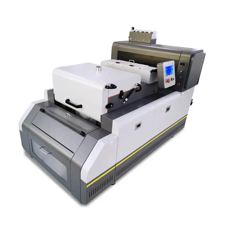 LINKO 2021 I3200 30cm 60cm DTF प्रिंटर A3 A2 30cm 60cm XP600 सेट सभी में एक DTF प्रिंट और पाउडर डायर मशीन