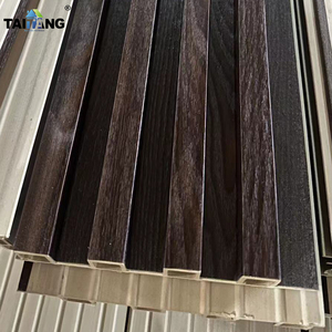 Madera Panel De Pared Panneau cannelé Wpc Décoratif Lambrin <span class=keywords><strong>Lambris</strong></span> Pvc - Product Image 6