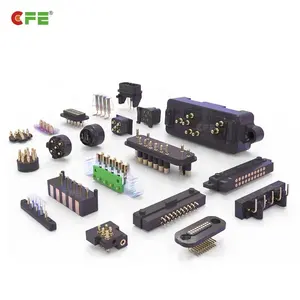 2 Pin Spring Loaded Magnetic Pogo Pin Connector For Power Charging LED Equipment Electrical Connection