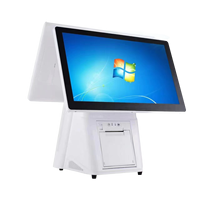 Terminal de point de vente tout-en-un capacitif 15/15,6 pouces Android I3 I5 I7 pour restaurant, caisse enregistreuse, comptoir de caisse - OEM/ODM d'usine