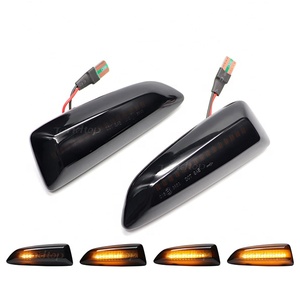 Nuove Luci LED Dinamiche Sequenziali Ambra FetonAuto per Indicatori Laterali e Frecce per <span class=keywords><strong>Opel</strong></span> <span class=keywords><strong>Astra</strong></span> J/<span class=keywords><strong>K</strong></span>/Regal Insignia B/Zafira C (12V 1 - Product Image 2