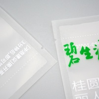 Sachet Portable Transparent à Trois Soudures Latérales, Anti-Humidité et Scellable à Chaud, pour Thé, Fruits Secs et Poudre de Café, Idéal pour Conserver la Saveur