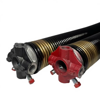 Ressort de torsion pour porte de garage, en acier au carbone, usage industriel, fil de 0,250 pouce, revêtement époxy |   Cyclage intensif |   Longueur personnalisée |   Usine OEM