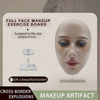 Masque de formation en silicone pour le visage, pour la pratique du maquillage esthétique cosmétique, outil de formation scientifique médicale