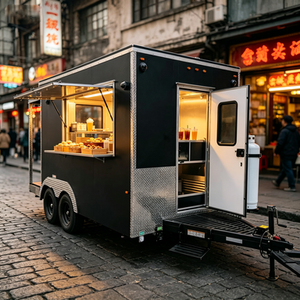 Remolque de Comida Comercial con Vaporera Multicapa para Dim Sum y Panecillos de Cerdo en la Calle del Chinatown Norteamericano - Product Image 1