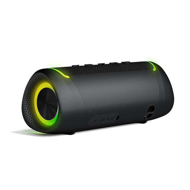 Portable Outdoor Waterproof IPX5 Bluetooth 5.3 1800mAh 16W HIFI Stereo Subwoofer RGB Light TWS Speaker