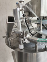 Machine de remplissage d'emballage de jus de gelée de lait liquide de buse d'aspiration de sac de sachet debout automatique