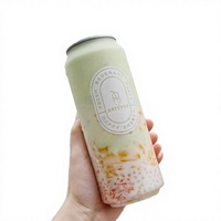 Bouteille d'emballage pour pain en forme de panda de 500 ml avec couvercle, paille et bouchon, jetable, en plastique PET, conteneur sérigraphié pour fêtes et festivals
