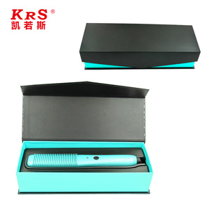 2024 Hot Sale Professional Natural Edge Bling Electric Dryer Straightener Detangling <strong>Hair</strong> Brush - Product Image 6