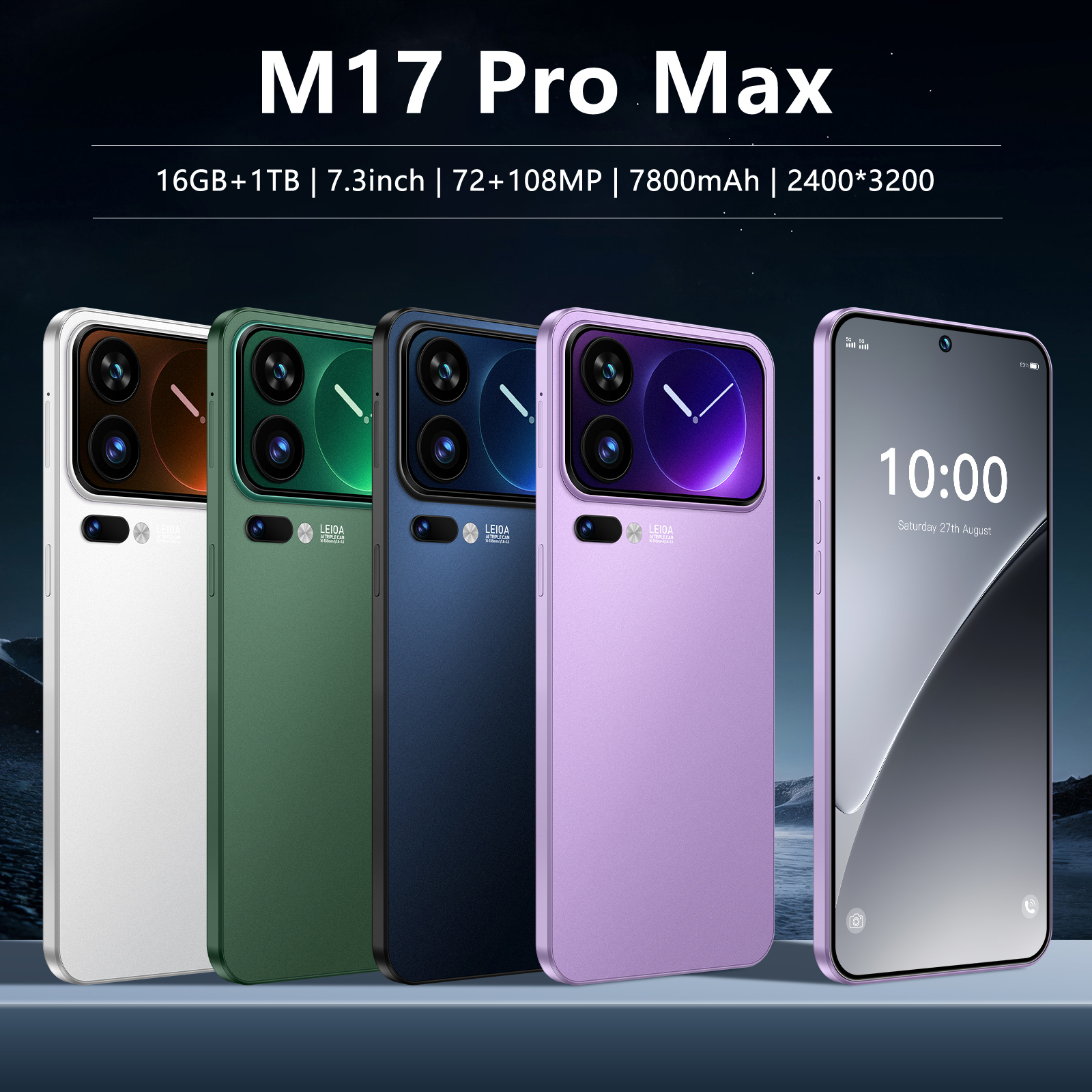 M-HORSE M17 PRO Smartphone - Dual Sim LTE Wholesale Price