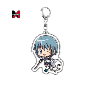 พวงกุญแจอะคริลิคมาโดกะ มาจิก้า พร้อมมาโดกะ คานาเมะ และ โฮมุระ อากิเมะ ของตกแต่งน่ารักแบบ DIY อนิเมะ - Product Image 5