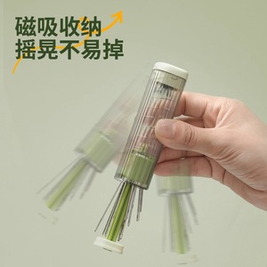 Press Type Needle Thread <b>Box</b> Magnetic Portable <b>Sewing</b> Kit For Home Dormitory Use - Product Image 3