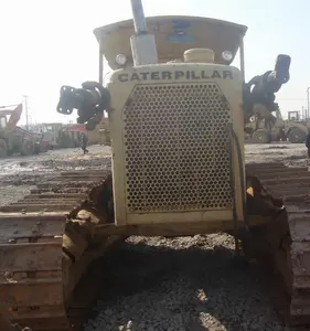 Kullanılan orijinal japonya D6C küçük buldozer D6D D6G D6R paletli buldozer Shanghai