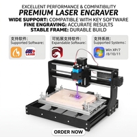 Machine de gravure CNC 3018-PRO de bureau, 300x180x45mm, mini routeur CNC 3 axes avec contrôleur hors ligne ER11 pour le bricolage