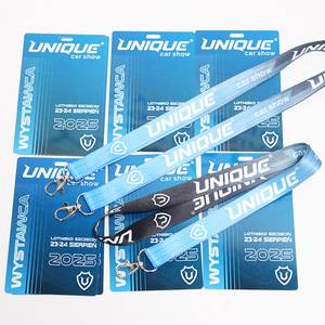 Koפיי פלסטיק קשיח מותאם אישית כל גישה Vip כרטיס כרטיס כרטיס מזהה עובד עם רצועת צוואר לאירועים - Product Image 4