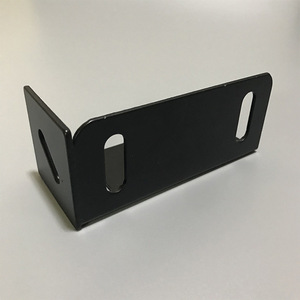 Black Angle <b>Bracket</b> Carbon Steel <b>90</b> <b>Degree</b> Right Angle Fitting For Industrial Aluminum Profiles - Product Image 2