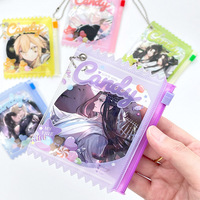 Étui de protection badge sac pendentif badge affichage boîte de rangement transparent badge mallette de rangement petit sac porte-clés pendentif