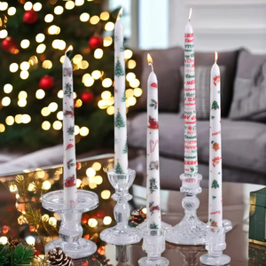Vela Decorativa de Cera de Soja de 25CM, Elegante, para Decoración de Bodas, Fiestas, Cenas, Celebraciones Nocturnas, Navidad - Product Image 1