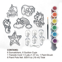 Nouveaux produits entièrement personnalisés, jouets éducatifs de dessin DIY, art instantané 3D, art adhésif pour verre, décoration de fenêtre, peinture