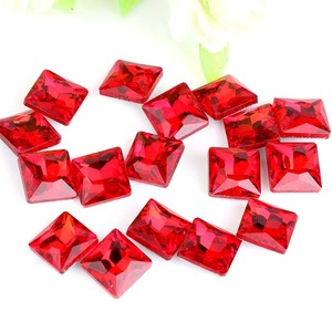 Crystal Glass Rhinestones Square 3-12mm Diy For Phone <b>Cases</b> Jewelry Accessories - Product Image 2
