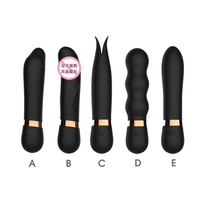 Vibrateur baguette en silicone en gros avec 10 modes de vibration, rechargeable, masseur vibrant OEM/ODM