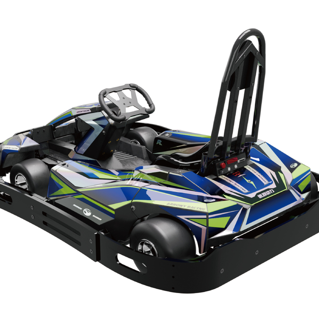 High Performance 2kW Electric Go Karts for Adults Professional Racing Frame Bumper for Outdoor Amusement Karting