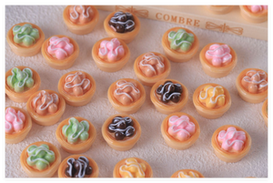 3D alla rinfusa casa delle bambole miniature crostata di uova mini cono <span class=keywords><strong>gelato</strong></span> charmsime per bambini oggetti artigianali in resina ornamenti in plastica modelli alimentari giocattoli - Product Image 4
