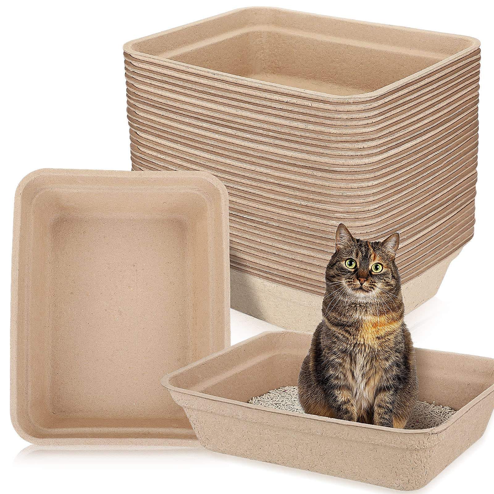 Amazon Biodegradable Cat Litter Tray Liners Recycled Paper Cat
