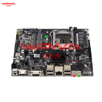 Placa Base OEM Mini ITX H61, 128 GB de RAM DDR3, 2.ª/3.ª Generación LGA1155, PC de Escritorio Todo en Uno Personalizado para CPU I5 Max