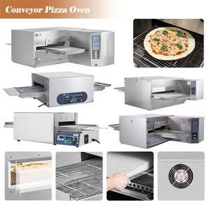 Gaz commercial de four à pizza de convoyeur de gaz industriel de four à pizza Restaurant-220V/50Hz - Product Image 4