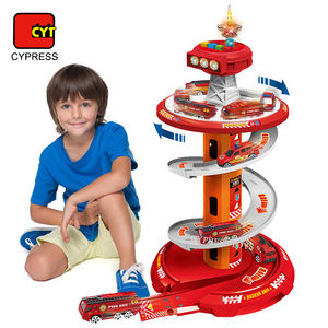 BIS 26 pièces NOUVEAU Jeu de circuit de <span class=keywords><strong>garage</strong></span> urbain d'intérieur avec circuit de slot car et parking, comprenant trois <span class=keywords><strong>petites</strong></span> <span class=keywords><strong>voitures</strong></span> miniatures - Product Image 1