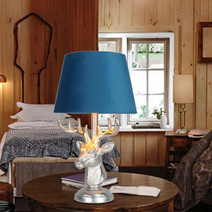 Reindeer Table <strong>Lamp</strong> Animal <strong>Lamps</strong> Home Decor for Living Room Bedroom Desk <strong>Lamp</strong> Decorative Lighting Indoor Desk <strong>Lamp</strong> Deer Silver - Product Image 5
