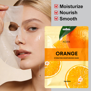 Produits de soin du <span class=keywords><strong>visage</strong></span> ODM, <span class=keywords><strong>masque</strong></span> facial à l'aloe vera, <span class=keywords><strong>masque</strong></span> en feuille <span class=keywords><strong>hydratant</strong></span>, réparateur, apaisant, anti-rougeurs, à la citronne, à l'orange, à la fraise - Product Image 5